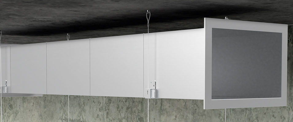 Zip-Clip Duct-Lock for the suspension of rectangular ductwork