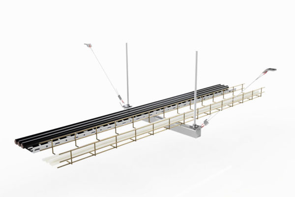 Zip-Clip Atlas transverse seismic bracing of electrical containment