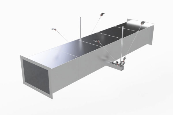 Zip-Clip Atlas longitudinal seismic bracing of rectangular ductwork