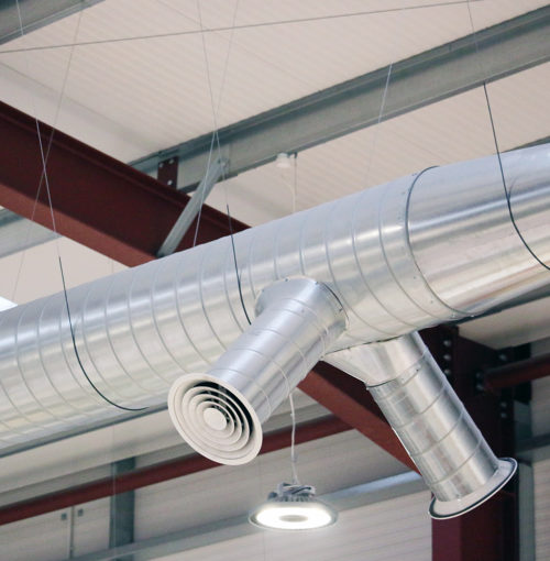 Completed HVAC Ducting Installation