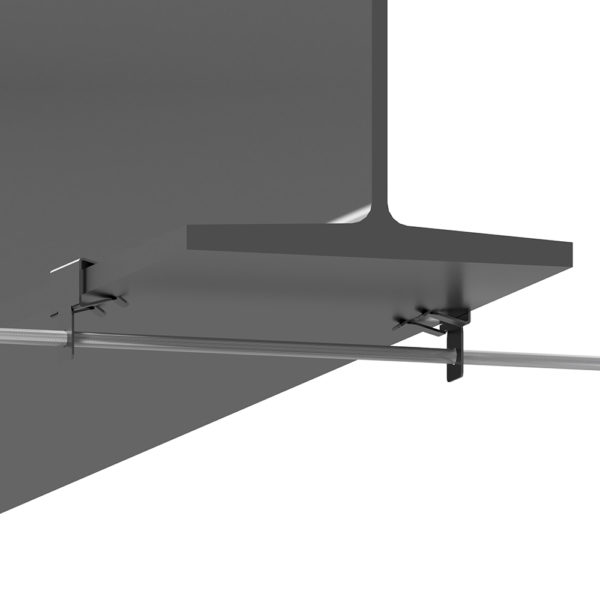 Span-Lock and ABC1 intermediate beam clips viewed from beneath